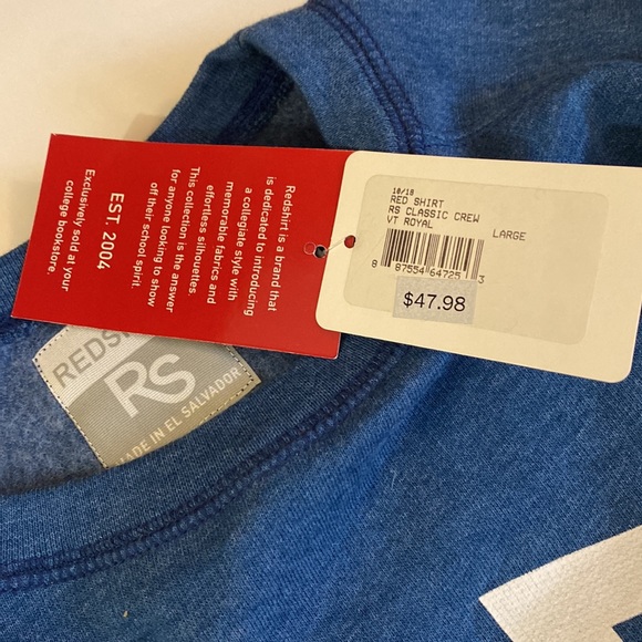 NWT Sz L FIT college sweatshirt! Redshirt brand - Picture 4 of 5